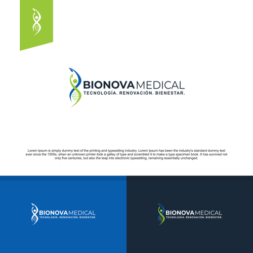 Diseño de BioNova Medical Logo de Dyne Creative