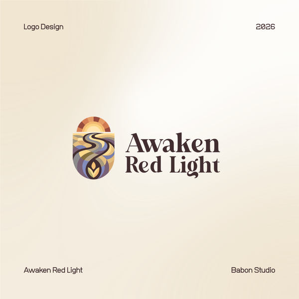 Design by Babon Studio titled "Awaken Red Light - Logo Design"
