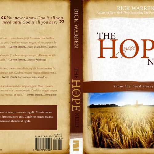 Design Rick Warren's New Book Cover Design por Skylar Hartman