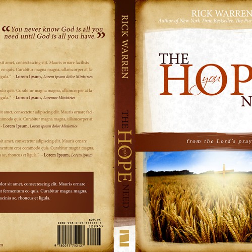 Design Rick Warren's New Book Cover Diseño de Skylar Hartman