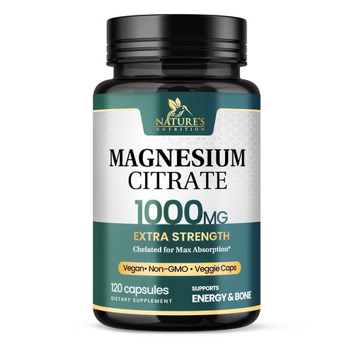 Premium Magnesium Citrate Design needed for Nature's Nutrition Design by Davi Giolo ★