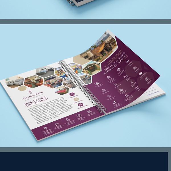 Design criado por Vecede com o nome "Powerful Spiral Brochure for Assisted Living Communities"