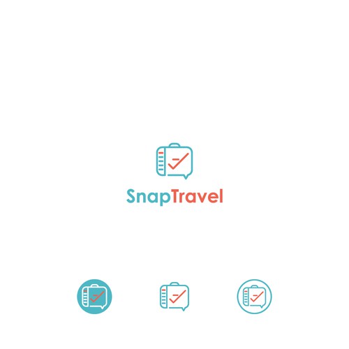 Create a Logo for Travel Booking service over Messaging Design by CHK 16