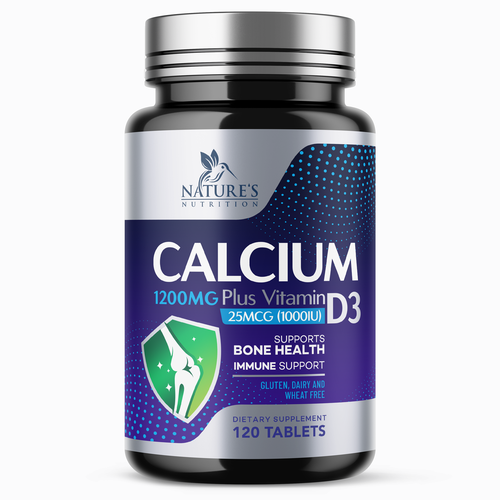 Calcium Plus Vitamin D3 Design Needed for Nature's Nutrition Design by Encephalon™