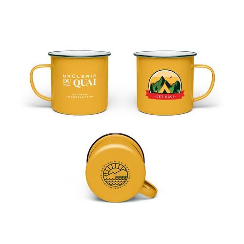 Design my coffee mug for my next camping / flyfishing trip, Cup or mug  contest