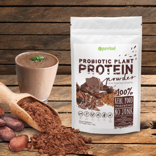 Design Guaranteed Winner! - Design a Simple, Typography-driven Product Label for Our Healthy Protein Powder di marsQ