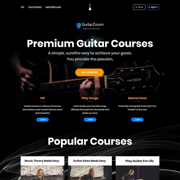 Re-design Home page.