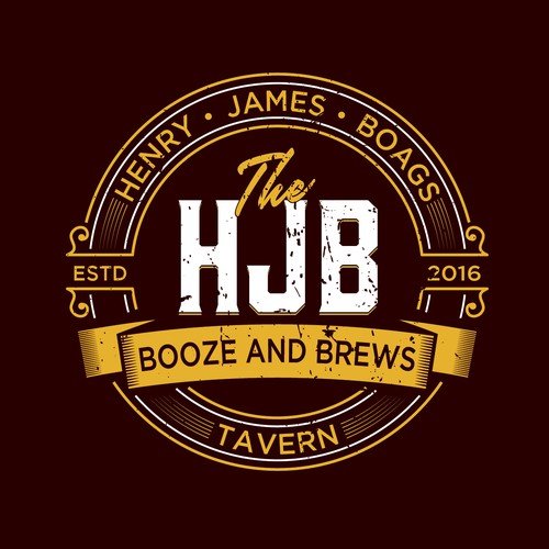 The HJB - Henry James Boags Tavern LOGO | Logo design contest