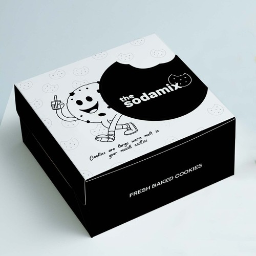 Single Cookie Box Design by Madushantha