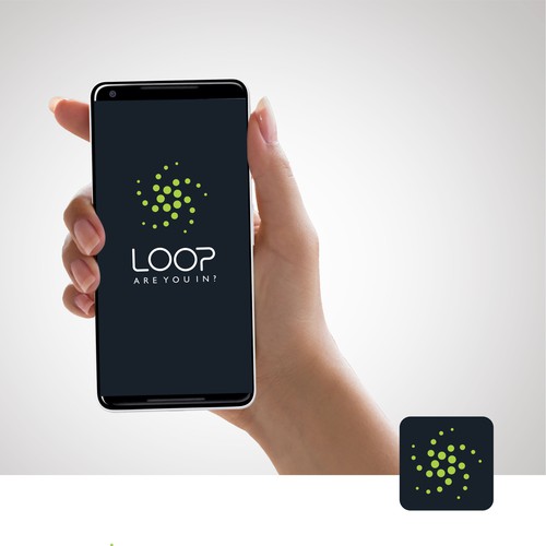 (GUARANTEED) Fun Logo for App: Loop - Are you In? Design by Brain.co