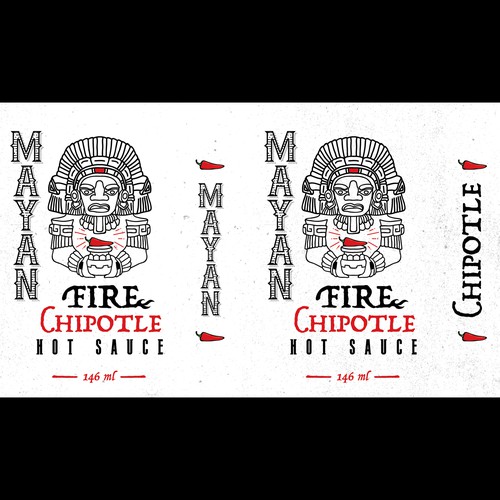 Design di Mayan Fire Hot Sauce di Rimposhe