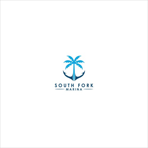 Design logo for newest and greatest mega-yacht marina in yachting capital of world.  Onward work. Design by Kharis.id