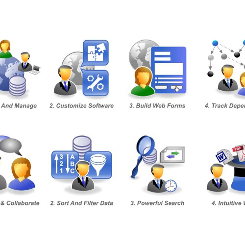 Awesome, Large ICONS Needed for Web-2.0 Software Company