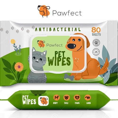 PAWFECT--the perfect pet brand Design by Ozike