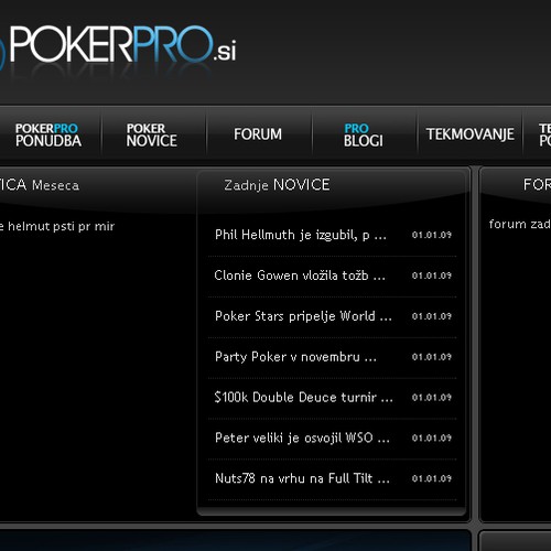 Poker Pro logo design Réalisé par Phraktol Designs