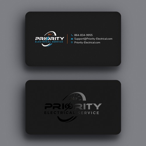 Mind Blowing Business Card for an Electrician Design by Xclusive16