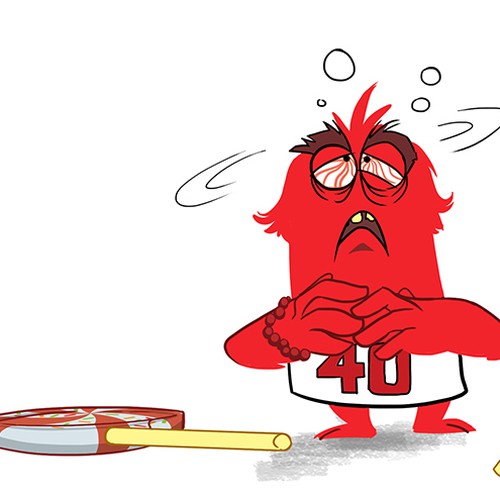 Create  Crazy Food Monster for Picture Book