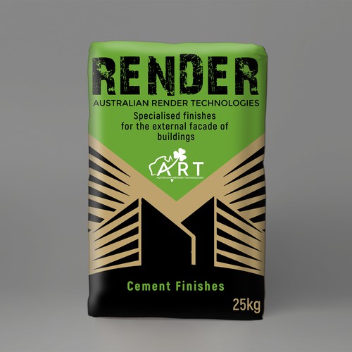 Package design for Specialised Cement Finishes Diseño de Nirmana92