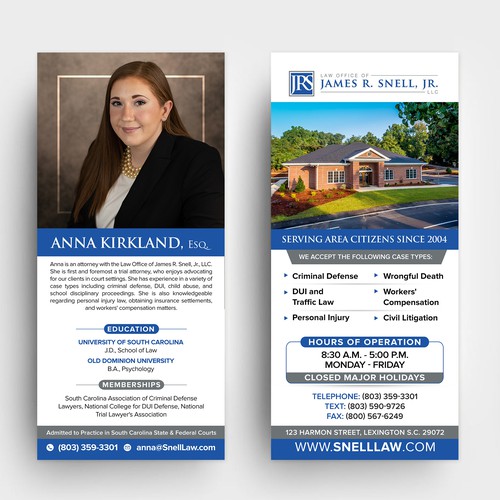 Designs | Two-Sided Rack Card | Postcard, flyer or print contest