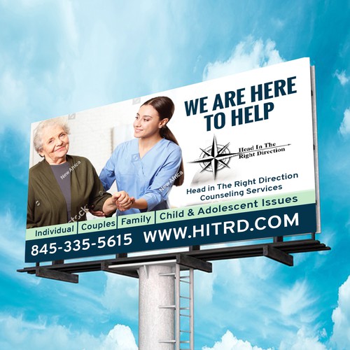 Therapy billboard Design by Sketch Media™