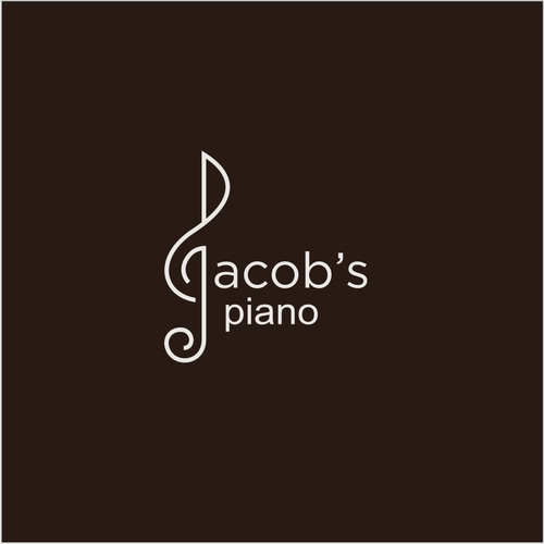 Piano related logo for my popular YouTube brand Design by conanN