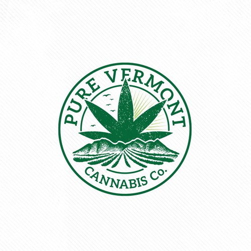 Cannabis Company Logo - Vermont, Organic Réalisé par Yo!Design