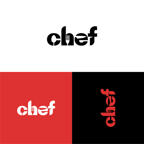 "CHEF": Food & Cooking Social Media Logo Design by gragaph