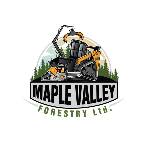 Forestry Mulching logo for land clearing/mulching & logging Business Design by kkatty