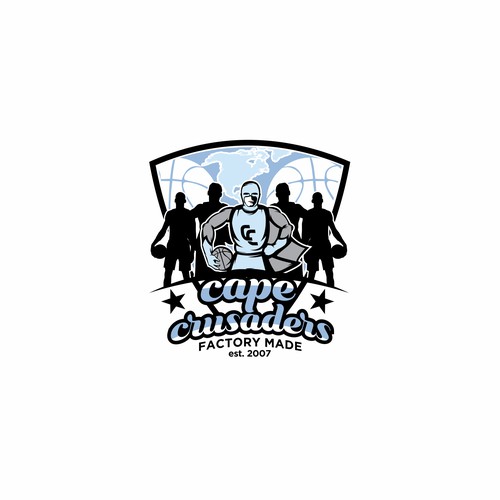 bold/confident logo for non-profit kids basketball program!