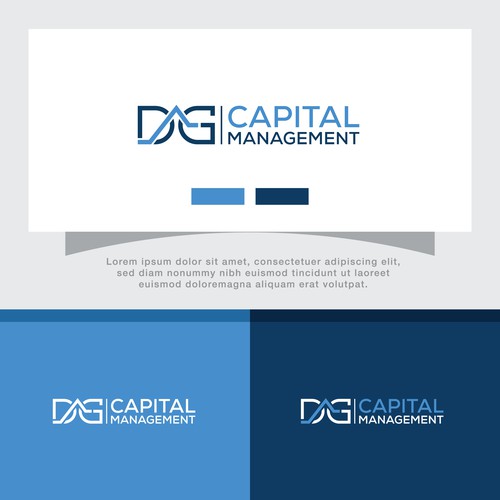 Logo & Brand guide for DG Capital Management an options trading Hedge Fund. Réalisé par rouf_art