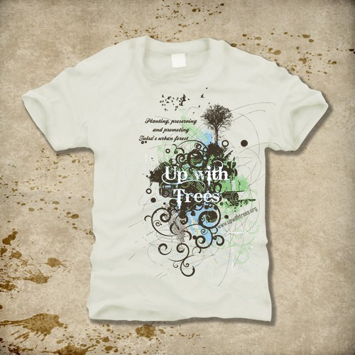 Create Trendy T-shirt Design for Urban Forestry Non-profit! Design by CesarDCarabao