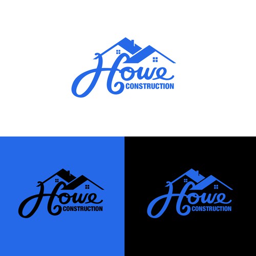 Howe Construction Logos Wanted! Must have the same cursive as my profile pic for word: Howe. Want better pictures!! Design by Kas_Ra