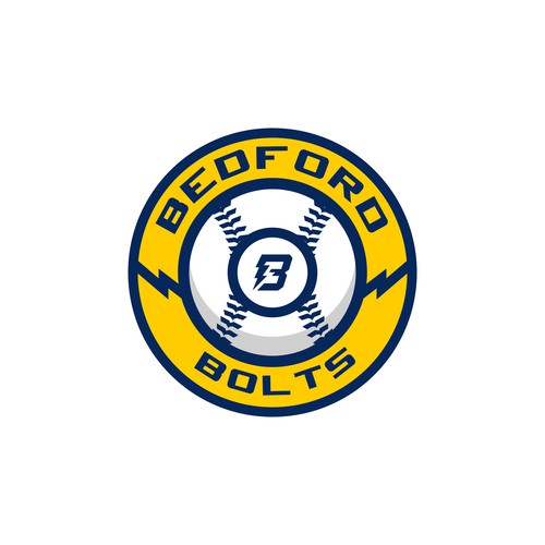 Team logo for the Bedford Bolts girls softball team Design by Karisdesigns