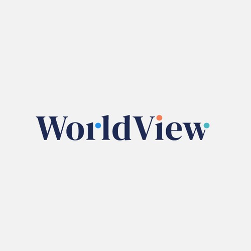 WorldView Magazine Logo Design by Creative Dan