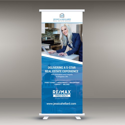 Eye catching real estate group trade show banner needed! Signage contest
