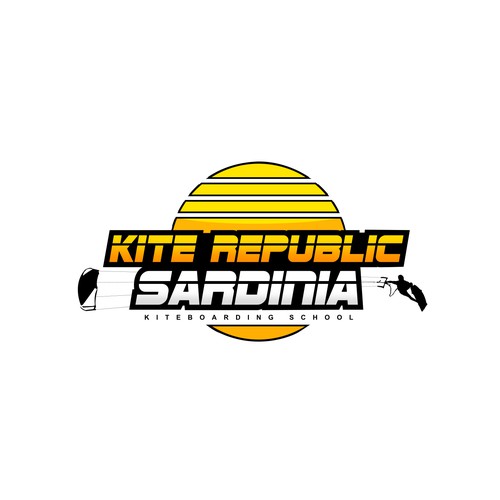 Kite Republic Sardinia - Kiteboarding School needs a youthful & professional Logo Design by Yolman