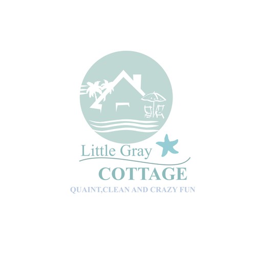 Create a logo for Little Gray Cottage, a beach vacation rental home. Design by shivana