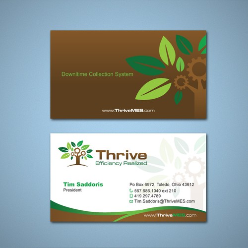 Create the next stationery for Thrive Ontwerp door Tcmenk