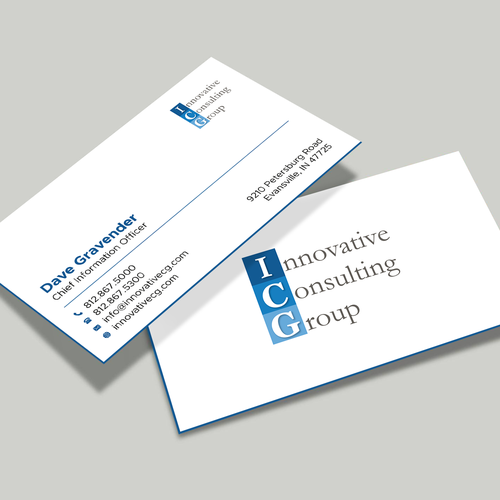 ICG Business Cards Design by boniamin