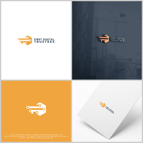 Design by soleh_pati titled "First Digital Trustees"