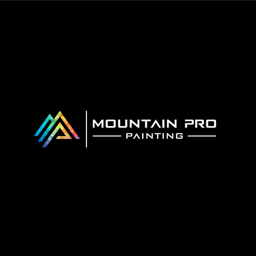 High-end, tech-focused Colorado painting company brand package Design by adam.h™