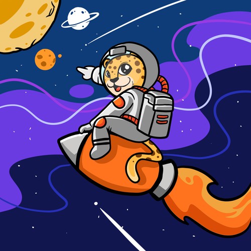 A Team Mascot That's Going To The Moon! Design by arma.arma