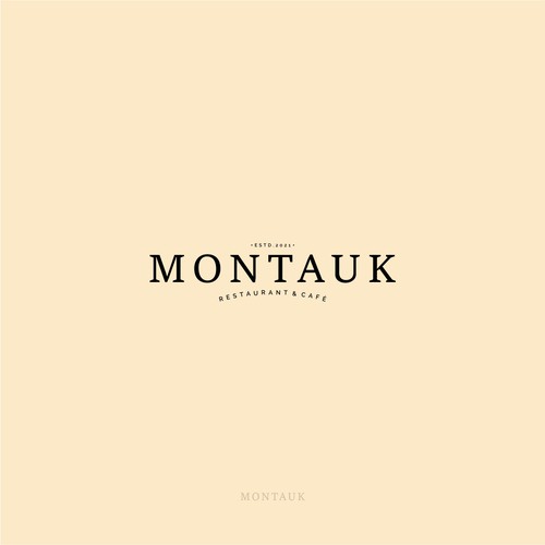 Montauk Logo Design by PalletDesign_