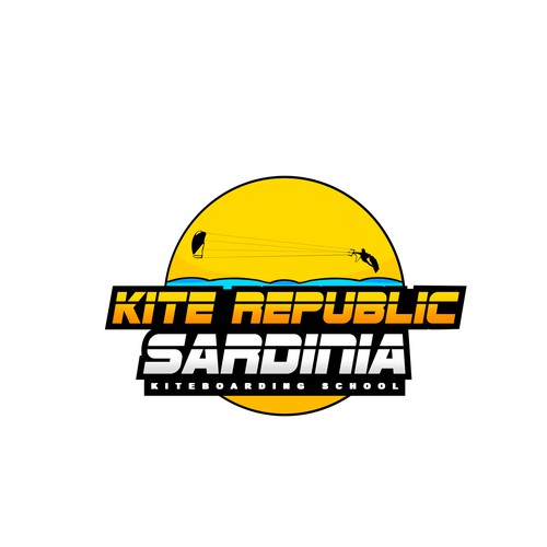 Kite Republic Sardinia - Kiteboarding School needs a youthful & professional Logo Design by Yolman