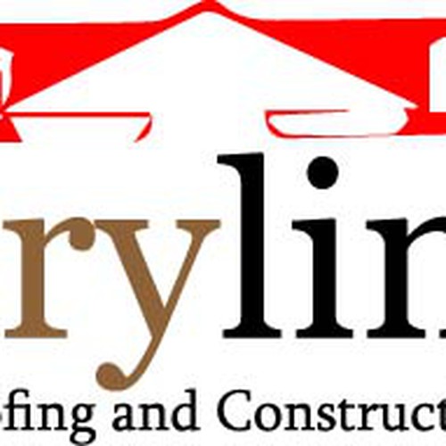 Create a dynamic logo for  Dryline Roofing and Construction, LLC Design by jah08