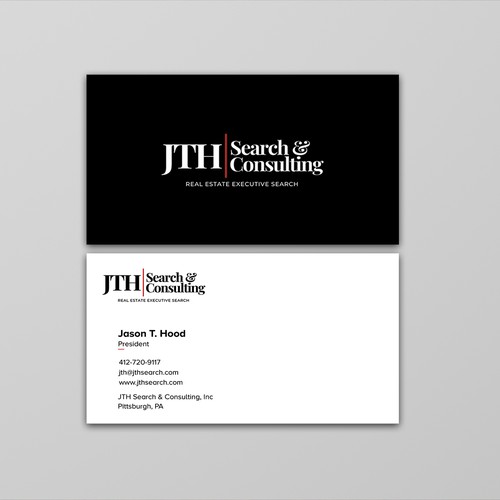 Business Card Design for Executive Search Firm Design by ™SF_Design™