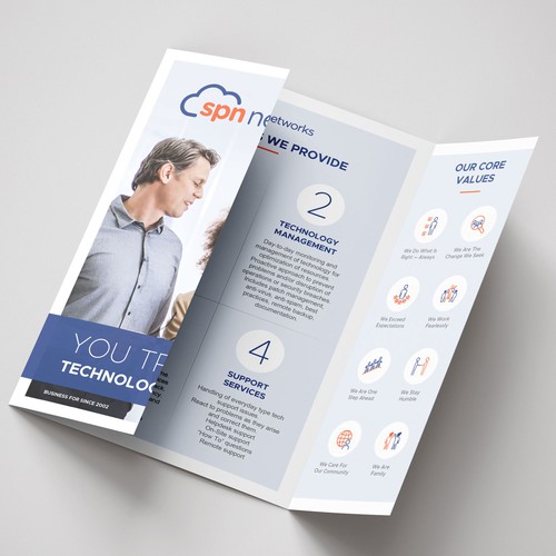 Technology Provider - Company Booklet Brochure Design by tumpa mistry