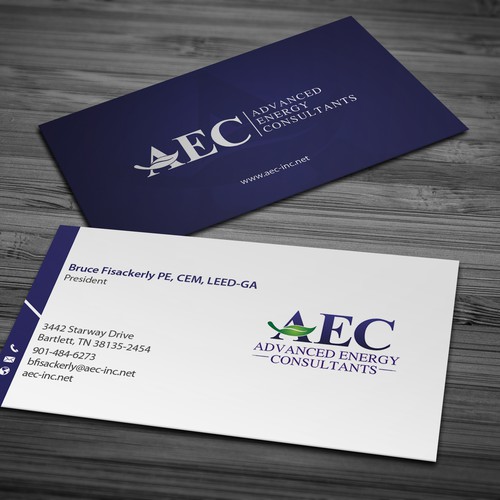 AEC Business Card Design by AYG design