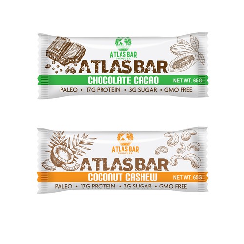 Protein Bar Needs Powerful New Packaging Design by YiNing