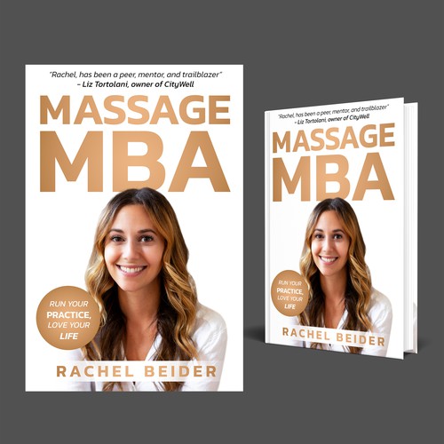 Book cover for a business book about massage therapy. Design by Whizpro